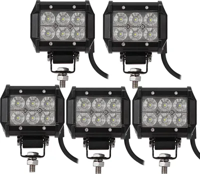 4x 48W LED Arbeitsscheinwerfer – 4560 Lumen, 6500K, IP67, Für LKW, Traktor, SUV & Offroad