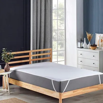 Obrázok produktu pre Ochranná plachta na matrac 200 x 200 cm, prateľná ochrana proti inkontinencii, obliečka na matrac, ochrana proti vlhkosti