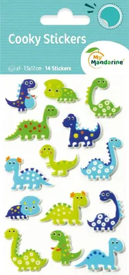 Image de Samolepky Maildor 3D Cooky Dinosauři