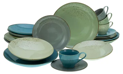 Obrázok produktu pre CreaTable, 19924, Nature Collection Farebná, kombinovaná sada 20 dielov, kamenina