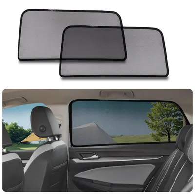 Produktbild von Auto Sonnenschutz Seitenscheibe VW Golf 7 2013-2020 Magnetisch Faltbar UV-Schutz