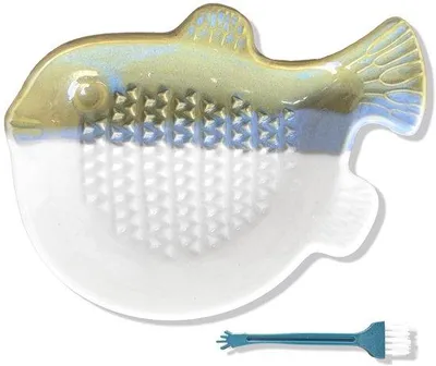 Produktbild von Keramische Knoblauchreibe, kugelförmig, spülmaschinenfest, für Gemüse