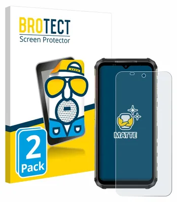 Produktbild von 2x BROTECT Schutzfolie für Ulefone Armor 22 Displayschutz Displayschutzfolie Folie Matt Entspiegelungsfolie