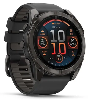 Produktbild von Garmin Fenix 8, 3,56 cm (1.4"), AMOLED, Touchscreen, 32 GB, GPS, 76 g