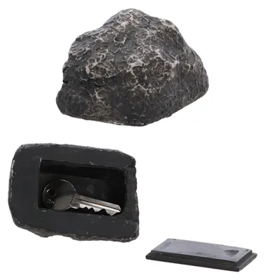 Produktbild von Esschert design Schlusselkasten Stone - grau - Schlusselsafe