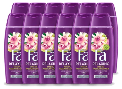 Zdjęcie produktu dla 12 sztuk żelu pod prysznic Mystic Moments, Shea Butter & Passionsblume, 250 ml - zestaw ekonomiczny
