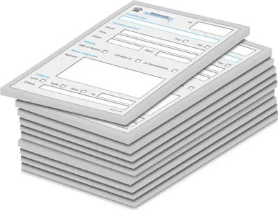 Produktbild von PRICARO Telefonnotizblock, A6 ungelocht, PC-Design, 10 Stück