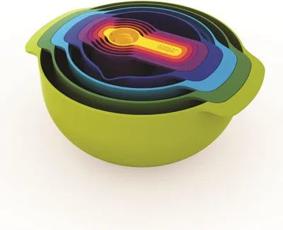 Produktbild von Joseph Joseph Nest 9 Plus - 9-teiliges Speisevorbereitungs-Set - mehrfarbig