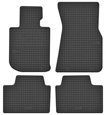 Image de Tapis de sol en caoutchouc pour BMW 3 G21 2019- (break) – 4 pièces, noirs, sur mesure