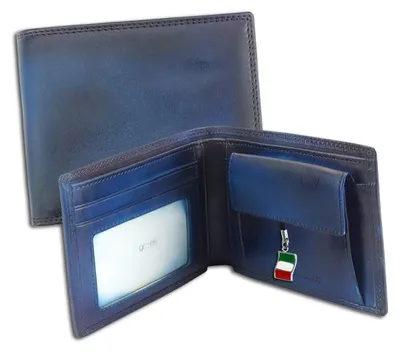 Obrázok produktu pre Kožená peňaženka pre pánov, vintage štýl