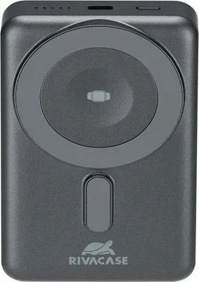 Immagine prodotto di RivaCase Rivacase VA2608 power bank ai polimeri di litio (LiPo) 10000 mAh Ricarica senza fili Nero, Grigio