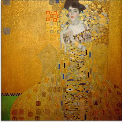 Produktbild von ARTland Glasbild Bloch-Bauer Größe: 50x125 cm