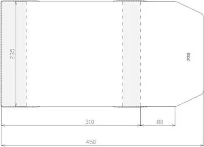 Obrázek produktu pro Okładka regulowana 235x390mm (50szt)