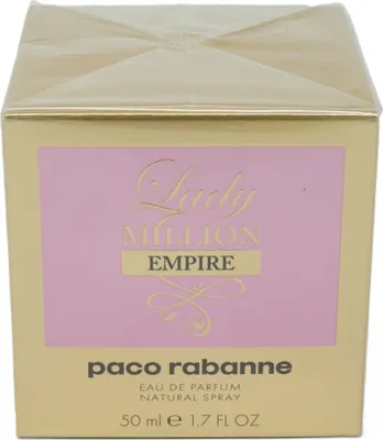 Obrázek produktu pro Rabanne Lady Million Empire, Ženy, 50 ml, Sprej, ALCOHOL DENAT., PARFUM (FRAGRANCE), AQUA (WATER), LIMONENE, ETHYLHEXYL METHOXYCINNAMATE,..., 1 kusů