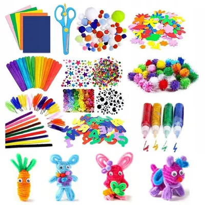 Produktbild von DK Kreatives Bastelset für Kinder Handwerk Tasche Zubehör