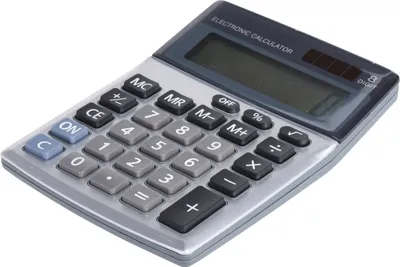 Produktbild von XL Taschenrechner mit großem Display Mathe Rechner Tischrechner Batteriebetrieben