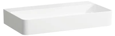 Productafbeelding van LAUFEN wastafel, geschikt voor onderbouwmontage, 75 x 42 cm, zonder kraangat, zonder overloop