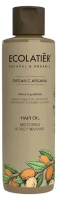 Regenerační a hloubkově vyživující vlasový olej Organic Argana - 200 ml - Ecolatier