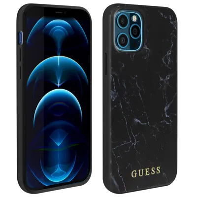 Zdjęcie produktu dla GUESS GUHCP12LPCUMABK, Pokrowiec, Apple, iPhone 12 Pro Max, 17 cm (6.7"), Czarny, Szary