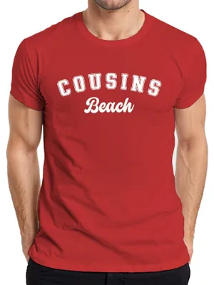 Productafbeelding van Cousins Beach, de serie "The Summer I Got Pretty", heren T-shirt, rood, maat L