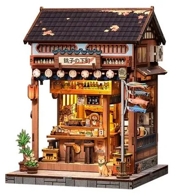 Cutebee, 3D DIY huisje, Choshi no Shitamachi, CWGC217, 16x14x19cm
