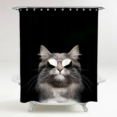 Obrázek produktu pro SANILO® Sprchový závěs Cool Cat 180 x 200 cm
