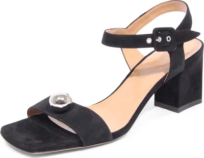Produktbild von 4595AR sandalo donna A.BOCCA woman suede sandal black