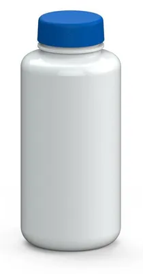 Produktbild von Wasserflasche "Refresh" 700 ml - Auslaufsichere und robuste Tritan Flasche für Schule, Sport und Freizeit - weiß/blau