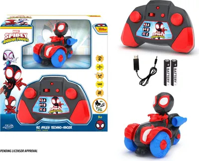 Image de Véhicule télécommandé Dickie Voiture RC Spidey Spin Techno-Racer 1:50 203222007
