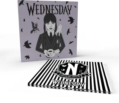 Produktbild von Wednesday Servietten 2-lagig 16 Stück Papierservietten für Kinder Motto-Party