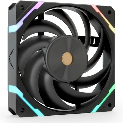 Immagine prodotto di Valkyrie VK-FANX12FB Ventola del processore del sistema di raffreddamento del computer Nero