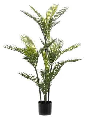 Produktbild von Emerald Künstliche Palme - Plutos | 120 cm, UV-beständig, für draußen, Kunstbaum, wie echt, Allergiker geeignet, pflanzliche Dekoration Praxis, Office & Wohnzimmer