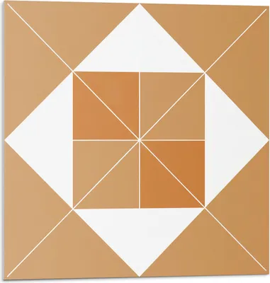 Produktbild von Geometrie In Schattierungen – Selbstklebend – Wandverkleidung – Wandpaneel – Wanddeko – Dekorative Wandpaneele – 3D Wandpaneele – Wandgestaltung selbstklebend – 4 Stück 50 x 50 cm