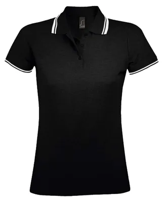Immagine prodotto di SOLS - Polo da donna "Pasadena" LT1915 (M) (nero/bianco)