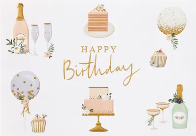 Produktbild von Geburtstag  unverpackt  Glückwunschkarte im Format 116 x 166 cm mit Um