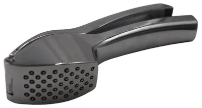 Knoflookpresse aus Edelstahl, spülmaschinengeeignet, silber
