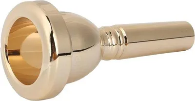 Obrázek produktu pro Trombon Mouthpiece - Měděné příslušenství - Hudba - stříbrná úprava - 127 MM - Zlatá
