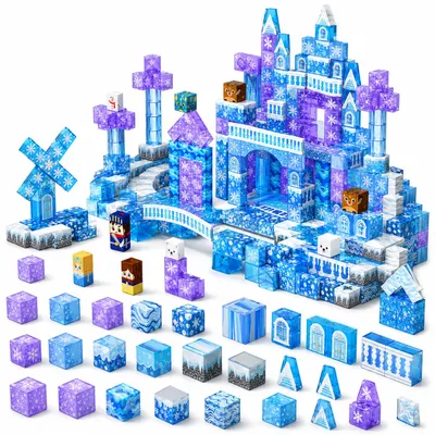 Produktbild von Magnetbausteine Lern- & Steckspiel, für Kinder ab 3 Jahren, KI-generiertes Bild