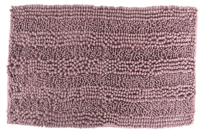 Produktbild von Badteppich mit rutschhemmender Rückseite Badmatte Chenille 50x80 cm