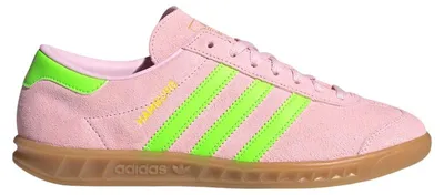 Obrázok produktu pre adidas Hamburg, farba: svetloružová, zelená "Solar", zlatá metalická (dámska) - veľkosť EU 38