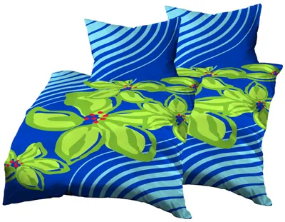 Bettwäsche-Set 4-tlg., 2x 140x200 + 2x 70x90 cm, Baumwolle, Blumen
