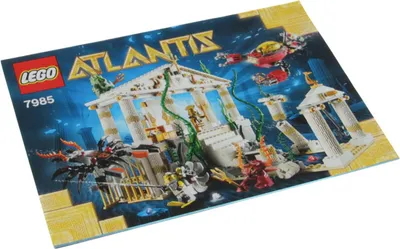 Produktbild von 1x Lego Bauanleitung Heft Die Stadt von Atlantis 7985