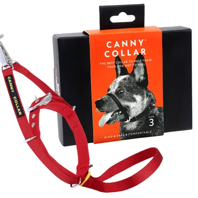 Produktbild von Canny Hundeerziehungshalsband gegen Ziehen (Größe 3) (Rot)
