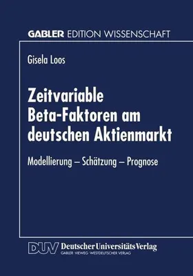 Zdjęcie produktu dla Zeitvariable Beta-Faktoren am deutschen Aktienmarkt