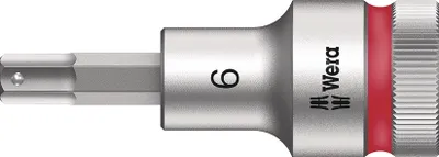 Produktbild von Wera - 8740 C HF Zyklop Bit-Nuss mit 1/2"-Antrieb mit Haltefunktion , 6.0 x 60 mm; 5003822001