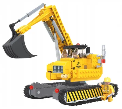 Produktbild von Dromader Bagger 92891 Konstruktionsbausteine für Kinder
