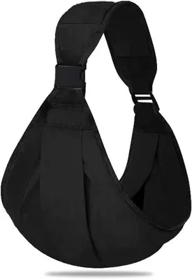 Produktbild von Famanu Babydragetuch - Verstellbares Design bis 18 kg - Schwarz