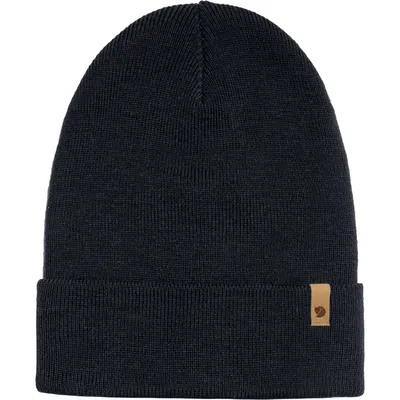Produktbild von Fjällräven Classic Knit Mütze Schwarz Herren,Damen Schwarz One Size