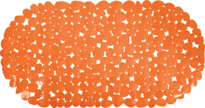 Produktbild von MSV Dusche/Bad rutschfeste Matte Bad - PVC - orange - 39 x 99 cm
