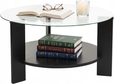 Produktbild von Canevino - Couchtisch, 75x75x40h cm Schwarz, Rund